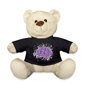 germanen zusammenhalt sprüche team familie - Teddy - Schwarz - Vorne