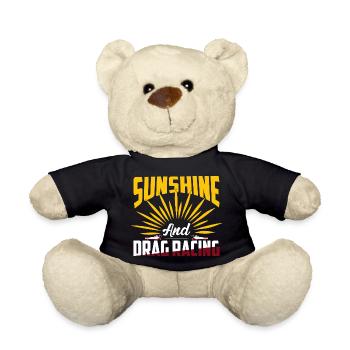 Sunshine And Drag Racing Muscle Car Drag Racer - Nounours - noir - Devant