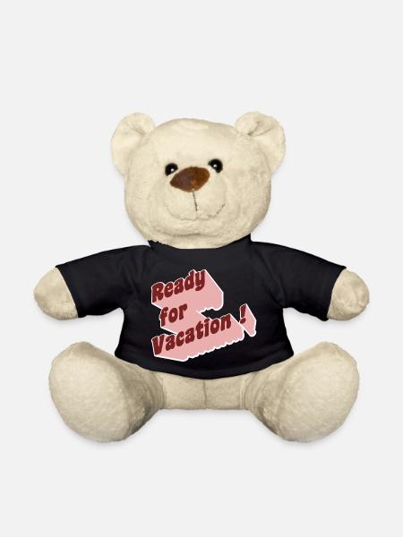 Ready for vacation! - Teddy Bear - black