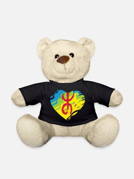 Z Imazighen (Drapeau Amazigh) - Nounours - noir