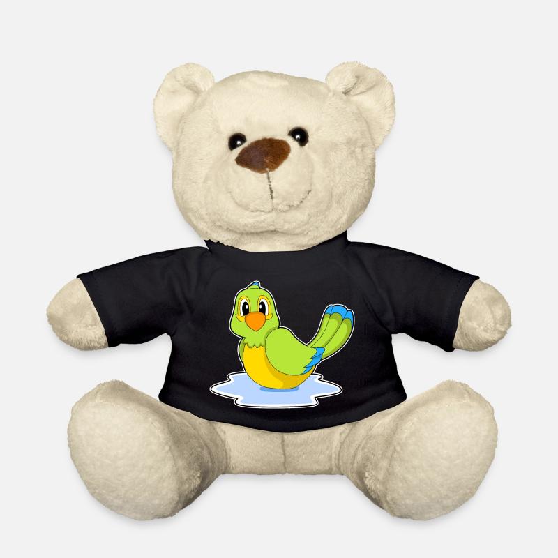 Papagei Schwimmen - Teddy - Schwarz