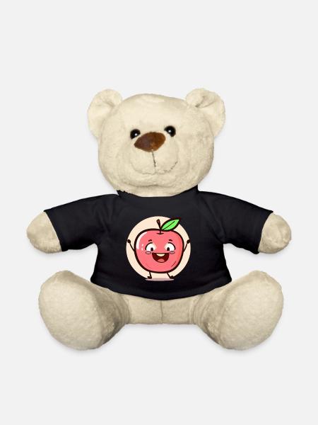 Happy apple - Teddy Bear - black