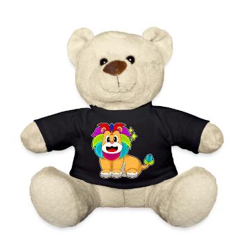 Lion Unicorn - Teddy Bear - black - Front
