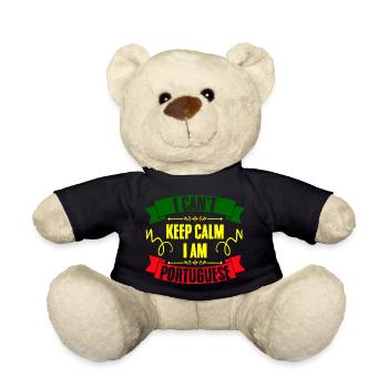 I Can't Keep Calm Funny I Am Portuguese For - Teddy - Schwarz - Vorne