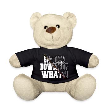 christmas funny quote astronomy lovers bday - Teddy Bear - black - Front
