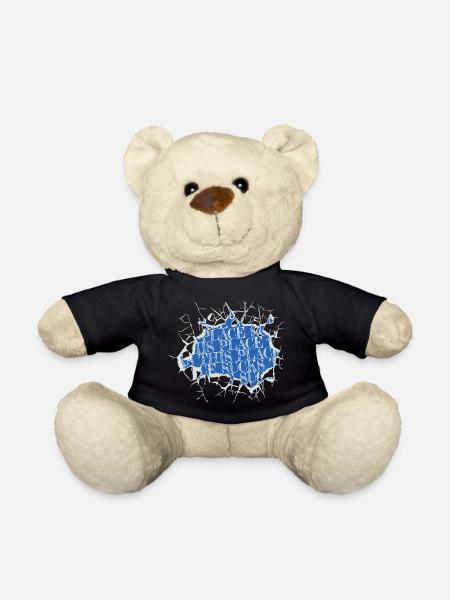 statement happy 2019 spaceship alien pun - Teddy - Schwarz