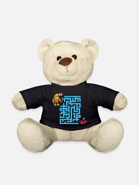 Le labyrinthe des amoureux - Nounours - noir