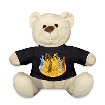 Tanzanian Lady 2023 01 - Teddy Bear - black - Front