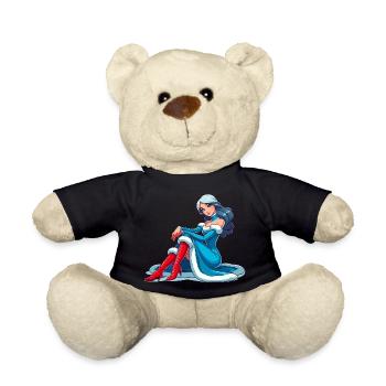 Ded Moroz Snegurotschka russischer Weihnachtsmann - Teddy - Schwarz - Vorne