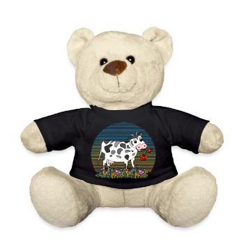 Kuh - Teddy - Schwarz - Vorne