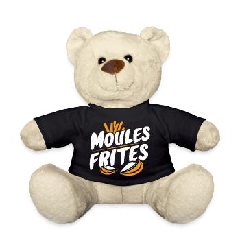 Moules frites - Nounours - noir - Devant