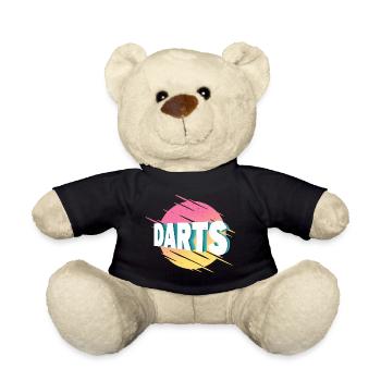 Fléchettes fléchettes police Vintage Dart Player Dart King - Nounours - noir - Devant