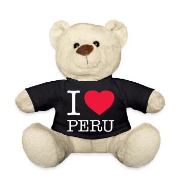 J’AIME LE PÉROU - Nounours - noir - Devant