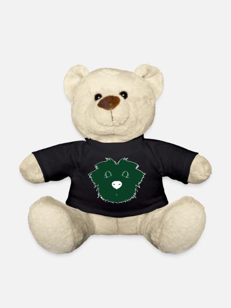 Grüner Hundewelpe - Teddy - Schwarz