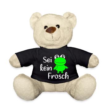 Fasching, Karneval, Kostüm, Frosch - Teddy - Schwarz - Vorne