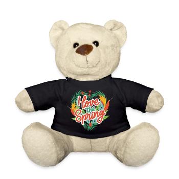 I Love The Spring - Teddy Bear - black - Front