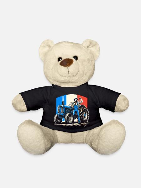 Agriculteur français en colère - Nounours - noir