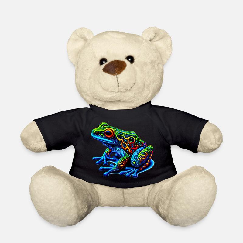Frosch - Teddy - Schwarz