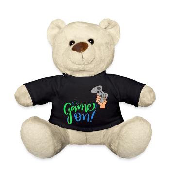 Game On - Je suis un joueur ! - Nounours - noir - Devant