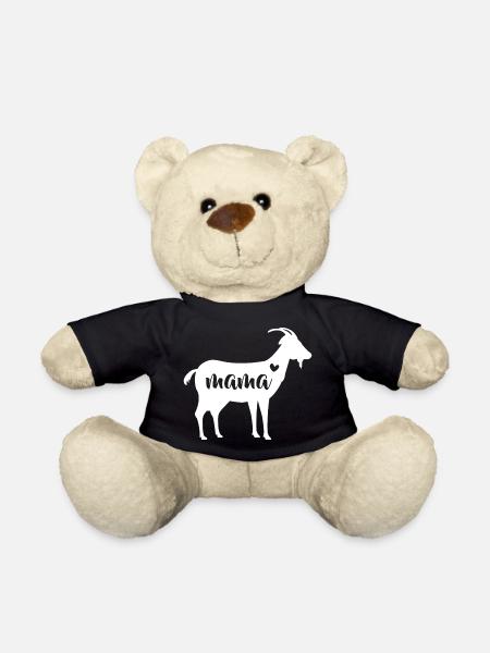 Chèvre fête des mères maman ferme maman amant cadeau femmes - Nounours - noir