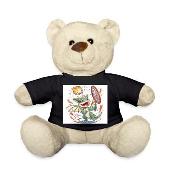 Badminton Drache - Teddy - Schwarz - Vorne