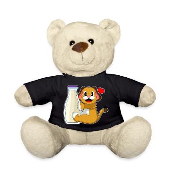 Hund Milch - Teddy - Schwarz - Vorne