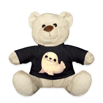 Seal - Teddy Bear - black - Front