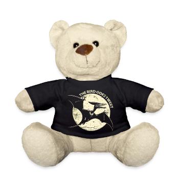 Der Vogel geht Tweet - Teddy - Schwarz - Vorne