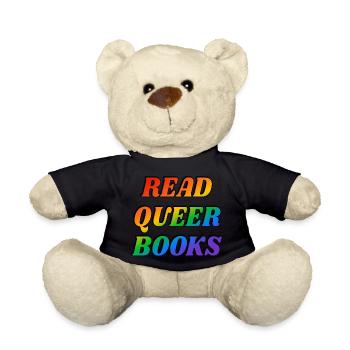 Lire des livres queer - Nounours - noir - Devant