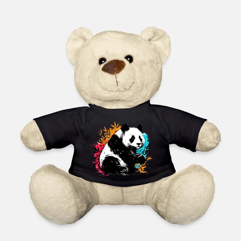 Panda - Teddy - Schwarz