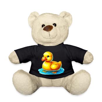 Duckling Duck Duck Duck - Teddy Bear - black - Front