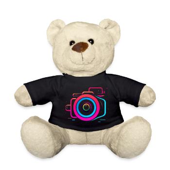 Kamera Synthwave Stil - Teddy - Schwarz - Vorne