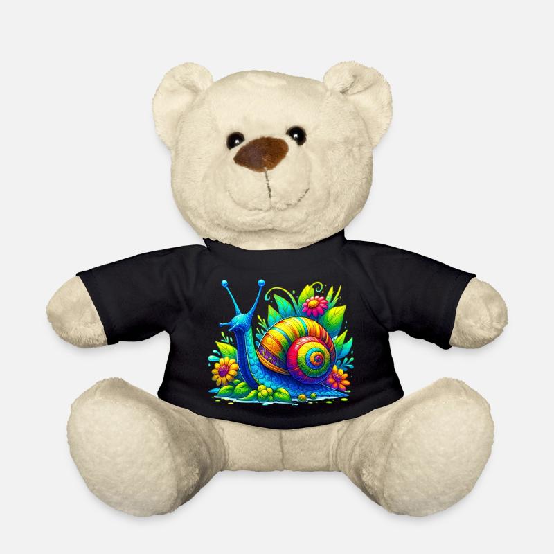 Schnecke - Teddy - Schwarz