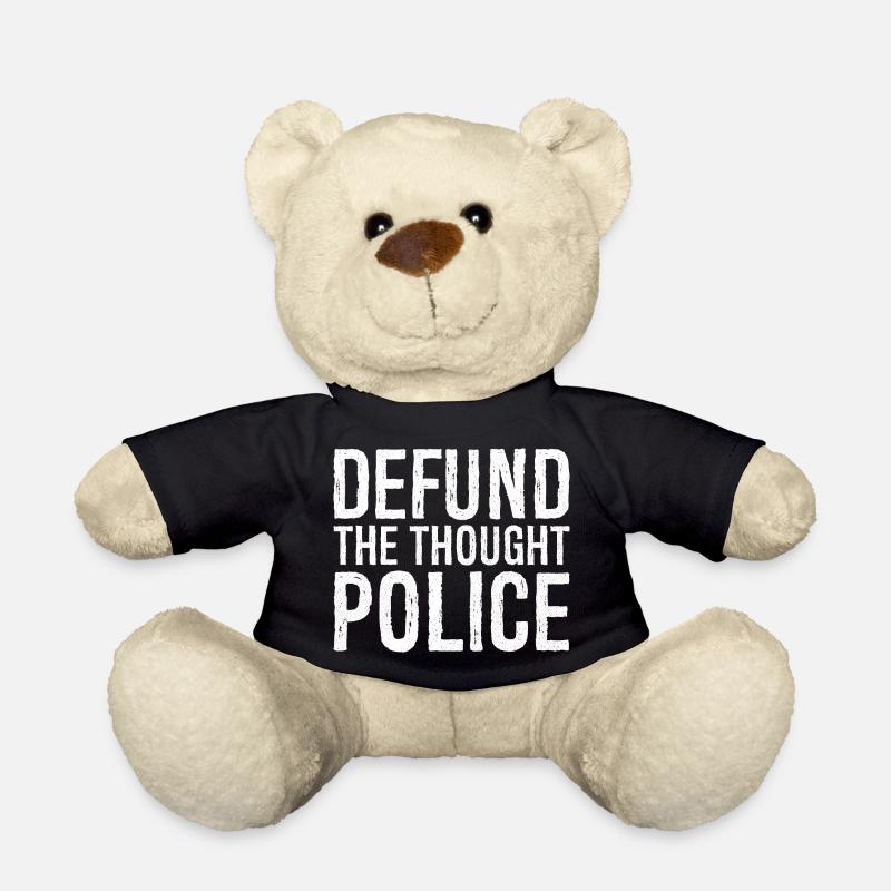 Deft die Gedankenpolizei - Teddy - Schwarz
