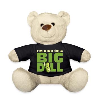 I'm Kind Of A Big Dill Pickle Vegan Cucumber - Teddy - Schwarz - Vorne