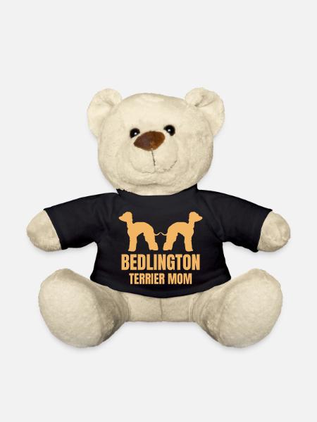 Bedlington Mom - Terrier Liebe - Teddy - Schwarz