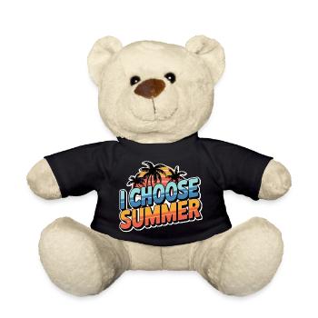 choose summer - vacances d'été - Nounours - noir - Devant