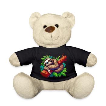 Faultier - Teddy - Schwarz - Vorne