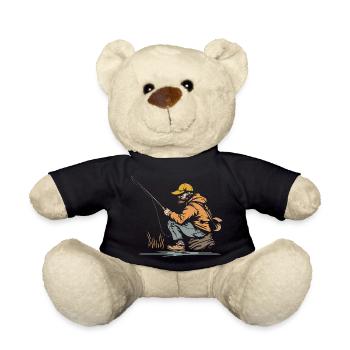 Graphiques de pêcheur - Nounours - noir - Devant