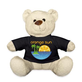 Orange Sun - Teddy Bear - black - Front