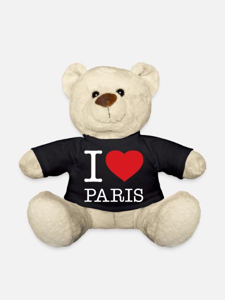 I LOVE PARIS - Teddy - Schwarz