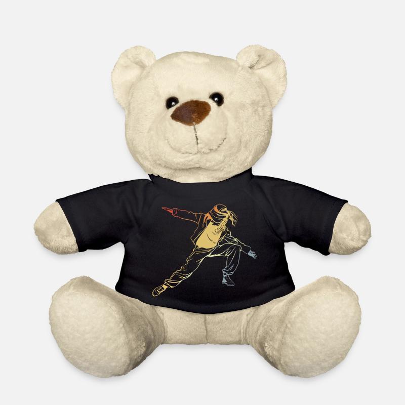 Vintage Breakdancerin - Teddy - Schwarz