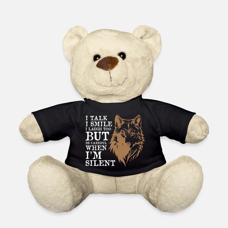 Cool Wolf - Teddy - Schwarz