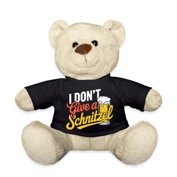 Je m’en fous d’une escalope - Nounours - noir - Devant