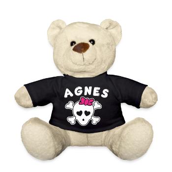 Piratin Agnes Design für Mädchen und Frauen - Teddy - Schwarz - Vorne
