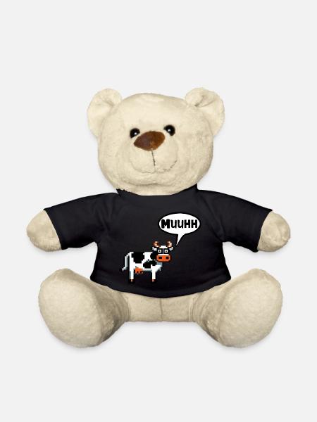 Servus Moin Kuh Hallo Morgen Hello Guten Tag - Teddy - Schwarz