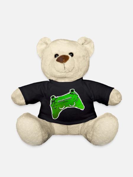 green comic controller with text GAME OVER - Teddy Bear - black