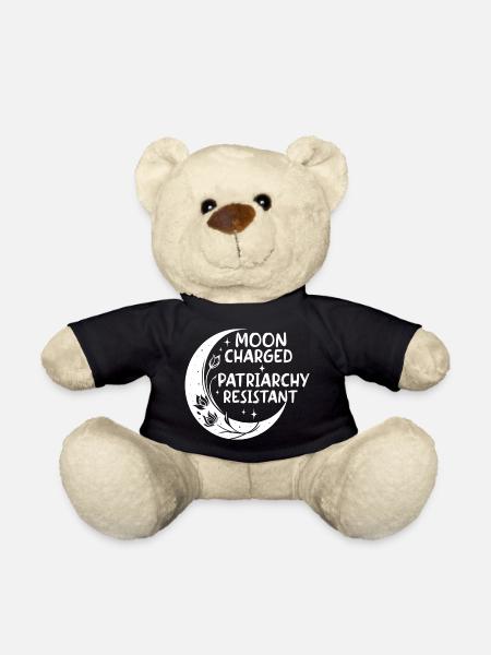 Moon chargée, résistante au patriarcat - Nounours - noir