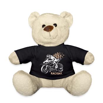 Motorcycle Racing - Raceday Superbike Racing - Teddy Bear - black - Front