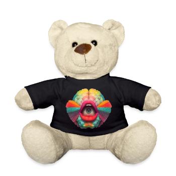 « Voyez comment le cerveau sent » - Nounours - noir - Devant